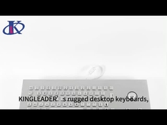 63 Механические клавиши Металлическая пылезащищенная клавиатура Промышленный настольный