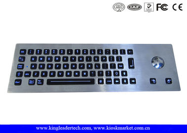 Купить Водоустойчивым загоренная киоском клавиатура металла с Trackball и 64 Водить-Backlit ключами online manufacture